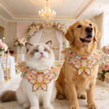 Leo Kitty New Year Pet Outfit for Cats & Small Dogs — Hand-Embroidered Koi-Motif Costume, Warm Yet Breathable Collar Clothing, Gift-Ready