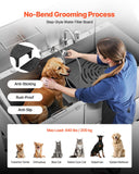 VEVOR Professional 304 Stainless Steel Dog Bathing Station, 61 inch Pet Grooming Tub w/Anti-Slip ramp, Storage Drawer, Cold Hot Faucet Showerhead, for Large & Medium & Small (Left Door, with Drawer)