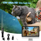 ehomful HD 1080P Cat Camera Collar with Video Record Wireless Mini Sport cam,Small Action Cameras,Body Camera for Pet Supplies/Stuff,Outdoor/Inoor Birthday Gift No WiFi