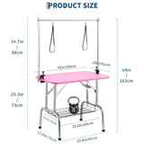 GarveeTech Dog Grooming Table, 42 Inch Pet Grooming Station w/Arm & Noose