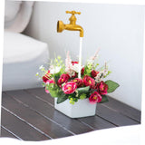 Alipis Outdoor Water Fountain Decor Sturdy Faucet Fountain Craft Lucky Decor for Home