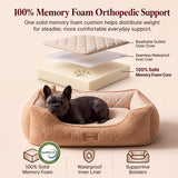 Cooling Orthopedic Dog Bed for Large Dogs, Memory Foam, Washable Cover