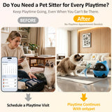 onlypet Pet Camera Robot, 2K Pet Camera Indoor with Phone App for Cat & Dog