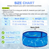 BEAUTYZOO Dog Cooling Bandana,2-Pack Instant Chill Ice Neck Cooler Wrap for Outdoor Summer, Adjustable Reusable Pet Scarf Lasts 2 Hours,Heat Relief Prevent Sunstroke for Medium Large Dogs 17"-22" Blue