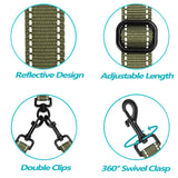 PetBonus Double Dog Leash, No Tangle Dual Leash, Walking Training Lead