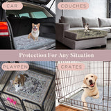 Lovewag Washable Pee Pads for Dogs & Training Fire Hydrant Bundle, 2PCs 36 x 48 Non-Slip Reusable Puppy Pads Waterproof, Super Absorbent and Waterproof Dog Pads, Washable Potty Training Pee Pads