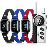 PetJoy 3-Dog Training Collars & Shock Collar for 3 Dogs, with Lockable Shock - Shock Lock Mode Switches to Tone & Vibe Only, Includes Rechargeable Remote with 4000ft Range (9 Tones)