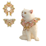 Leo Kitty New Year Pet Outfit for Cats & Small Dogs — Hand-Embroidered Koi-Motif Costume, Warm Yet Breathable Collar Clothing, Gift-Ready