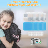 12+12 Pack Replacement Filters for Oneisall PW07SAU 10L/2.64Gal Stainless Steel Dog Water Fountain, Includes 12 Filters & 12 Sponges