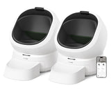 Bundle of PETLIBRO Automatic Litter Box with Extra 40 Count Litter Liners, Auto Odor-Control Self Cleaning Litter Box with Multi-Cats Recognition, Usage Tracking, Safety Sensors