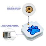 Pet Fit For Life Dog Pedal Water Fountain - Step-On Sprinkler, Drinking Water Hose Toy and Water-Play for Dogs, Includes Giant Tennis Ball