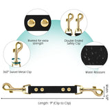 PetBonus Dog Collar Safety Clip, Waterproof Backup Safety Strap