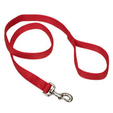 Coastal Pet Double-Ply Dog Leash - Bolt Snap Attachment to Collars and Harnesses - Nylon Dog Walking Leash for Small, Medium and Large Dogs - Red - 1" x 4'