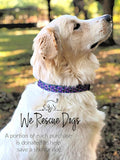 Lucky Love Dog Bundle - Medium No Pull Dog Harness & Adjustable Collar, in Stylish Primrose Pattern, Durable & Comfortable for Pet Dogs, Suitable for Puppies & Adult Dogs