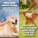 MAX Dog Allergy Relief Chews - Seasonal Allergies and Immunity Support + Ear Cleaner for Dogs (Lavender Chamomile)