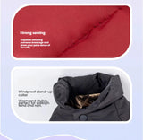 Dog Winter Windproof Cotton Coat, Graphene Thick Four Legged Coat, Teddy Bear with Traction, Waterproof pet Warm Suit