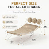 CLOUDPET Sisal Cat Scratcher Bed Hammock with Clear Acrylic Frame Sisal Roller Toy for Indoor Cats, Natural Sisal Scratching Pad Lounge Chair, Durable Cat Scratch Post Furniture for Large Cats