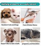 AQUASAFE Pet Glove Wipes - No-Rinse Dog Grooming Wipes & Cat Bath Gloves | Unscented Hypoallergenic Dog Wipes, [6] Ct