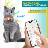 ZFSJTAG Cat Tracker, GPS Tracker for Cats, No Monthly Fee Pet Tracker for Cats Compatible with Apple Find My App (Only iOS), Real-Time Tracking, Smart Alerts, Up to 1-Year Battery, Waterproof