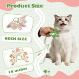 Leo Kitty Pink Silk Pet Clothing for Cats & Small Dogs – Handmade Floral Embroidery, Metal Buckle, Chinese-Style Classic Design, New Year Cat & Dog Outfit for Wedding, Birthday & Party