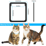 Ownpets Pet Screen Door,Inside Door 8x10x0.4 inch,Lockable Magnetic Flap Screen Automatic Lockable Black Door for Puppy Dog and Cat Door