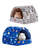 Rodizoo 2 PCS Hamster Hideout Hamster House,Washable Guinea Pig Cage Small Animal Cage Accessories for Mouse Chinchillas Hamsters Hedgehogs Ferrets Bearded Dragons and Rats