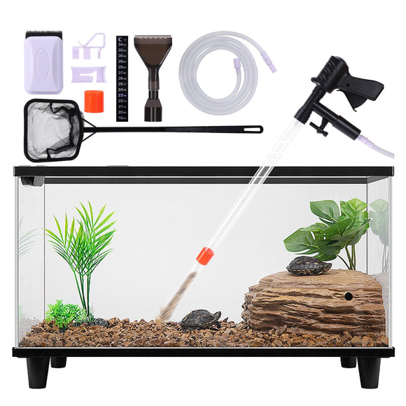 cleaning fish aquarium accessories lounginglife Fish Tank Cleaner Kit, Gravel Vacuum for Aquarium, Fish T –  Dog Pawshop