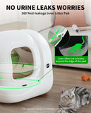PETKIT PuraMax 2 Automatic Self-Cleaning Cat Litter Box, App Control Litter Box with Safety Sensors, Odor Free & Anti-Leakage Basic Bundle Includes Trash Bags,2.4G WiFi & Low Entrance