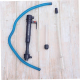 Abaodam Aquarium Gravel Vacuum Siphon Cordless Fish Tank Water Change Tool Height for Tanks Effortless Dirt Removal with Simple Push Button Operation