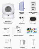 PETKIT Purobot Ultra Auto Waste Packing & Multi-Cat Toilet Behavior Ai Camera Tracking Automatic Self-Cleaning Cat Litter Box, Smart Robot with 5G WiFi App Control&Integration Safety&Odor Free