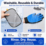 NVNAN 3 PCS Pet Hair Removal Glove and Pet Hair Remover