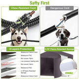 GUTINNEEN Heated Dog House for Outside Insulated Large Dog House Outdoor with Safe Heated Pad, Chew-Proof Metal Frame and Insulated Liner for Medium to Large Dogs, 37.4" L x 50.9" W x 37.2" H