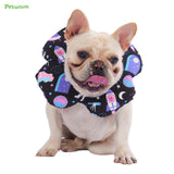 PetWarm Dog Recovery Collar, Recovery Collar for Dogs, Lightweight Soft Flower Design, Comfortable Neck Protector Helps Discourage Licking, Post-Visit Protective Collars, Cosmic Print, Purple, S