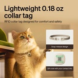 PETLIBRO RFID Cat Feeders for 2 Cats, Collar Sensor for Personalized Meals, Cats Recognition, Diet Tracking and Anti-Stealing for Multi-Pets Homes and Different Diets, Automatic Pet Feeder (Pack of 2)