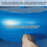 VercanMonth Giant 40 Inch Herding Ball with Ball Cover Anti Burst Please Watch VCR for How to Inflation Horse Toys for Horses Entertainment Play, Pump Included (Stylish, Blue)
