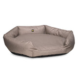 K9 Ballistics Tough Ripstop Oval Bolster Dog Bed, Large, Taupe