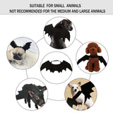 Halloween Pet Bat Wings Cat Dog Bat Costume Cute Black Cat Bat Wings Cosplay Puppy Cat Dress Up Accessories