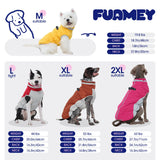 FUAMEY Dog Coat for Large Dogs,Waterproof Dog Winter Jacket with Harness Built in Puppy Cold Weather Coats Reflective Pet Vest with Zipper Warm Fleece Dogs Snowsuit Windproof Pink Leopard XXL