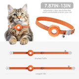 ZFSJTAG Cat Tracker, GPS Tracker for Cats, No Monthly Fee Pet Tracker for Cats Compatible with Apple Find My App (Only iOS), Real-Time Tracking, Smart Alerts, Up to 1-Year Battery, Waterproof