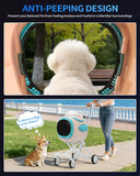 COZIWOW Dog Stroller for Dogs and Cats, Foldable 4-Wheel Pet Stroller with Temperature Display | Ventilation Fan | Anti-Irritation Design | Night Light | Cat Strollers for Daily Walks & Outdoor Use