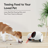 Youpet Pet Cameras with Phone App 15 Days Long Standby Pet Robot for Dog Treat Dispenser Feeder 1080P Full HD Dog Robot Camera 360°Move Freely 2-Way Audio (2.4G WiFi ONLY, No Bluetooth)