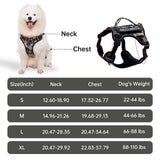 Tactical Dog Harness for Small Dogs, No Pull Military Service Dog Vest with Handle&Molle, Heavy Duty Reflective Adjustable Harnesses for Training Walking Hiking German Shepherd Golden Retriever