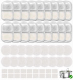 12 Sets Pet Water Fountain Filter Replacement Compatible with Oneisall 7L/230oz Stainless Steel Dog Dispenser - Filtered Dog Water Bowl - Replacement Filters and Sponge