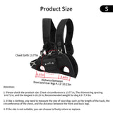 Wakytu Dog Backpack Carrier for Dogs,Dog Lift Harness,Adjustable Padded Breathable Straps for Dogs, Disabled, Joint Injuries, Arthritis,S