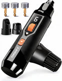 Torque X +30% Power Professional Dog Nail Grinder - Ultra-Quiet 30dB Dog Nail Trimmers, Powerful 7-Speed 16,000 RPM Motor (20k Force), Dual LED Lights, 12H+ Runtime, 3 Diamond Bits & Dust Cap
