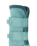 LEAFOREST Horse Fly Boots Set of 4 - Non Slip Leg Protection for Donkey Mini Pony Draft, Breathable Mesh Fly Boots for Pasture & Barn Use Blue Pony