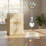 Dog Memorial Gifts for Loss of Dog, Personalized Pet Memorial Crystal Suncatcher with Photo, Pet Loss, Loss of Dog Sympathy Gifts, Dogs and Cat Remembrance Bereavement Passing Away Keepsake