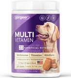 Gargeer Dog Multivitamin 21-in-1 Chews for Dogs. Rich with Fatty Acids & Antioxidants. Supports Healthy Gut, Mobility & Immune System. for Seniors and Puppies – 60 Soft Chews, Made in the USA, Enjoy!