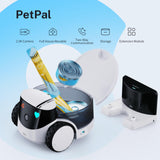 Enabot EBO ROLA PetPal 2.5K Camera Robot: Movable WiFi QHD Cam, Indoor Smart Home Security, Night Vision, 2-Way Audio, Remote App Control, Photo, Video for Cat/Dog/Family (w/Storage Module)