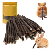 QHZHANG 600g Apple Sticks Small Animals Wooden Pet Chew Treats Toys for Guinea Pigs Hamsters Rabbits Chinchillas Squirrels Small Animal Molar Wood Treats Toys